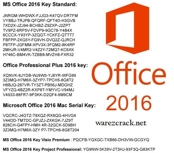 Microsoft office 2016 serials